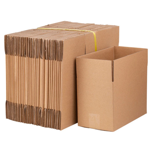 Corrugated Moving Boxes 8"x6"x4" (100pcs)