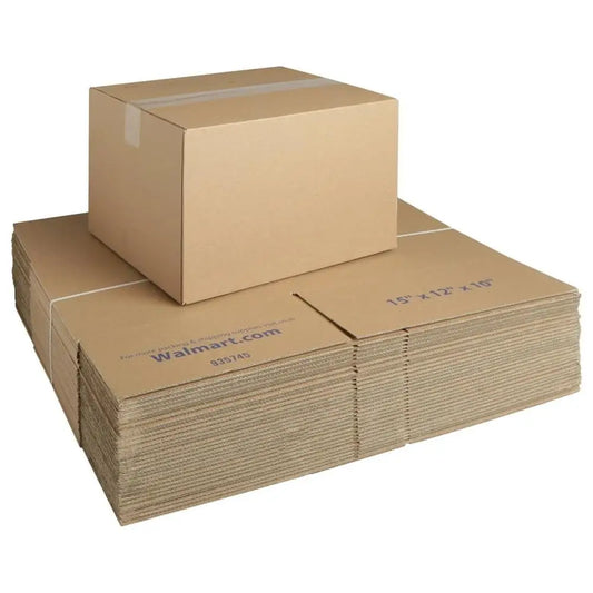 Recycled Moving Boxes 15"x12"x10" (30pcs)