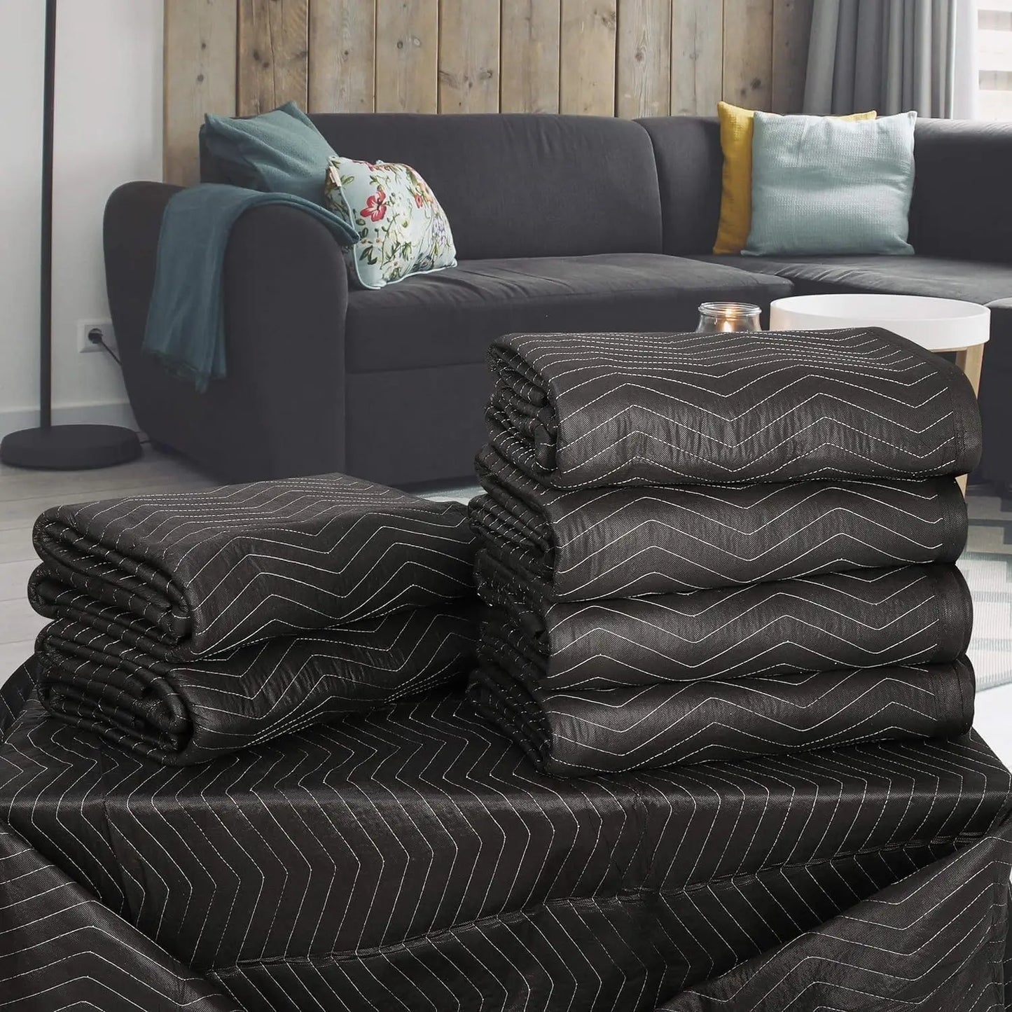 Professional Moving Blankets 72" x 80" (6 Pack)