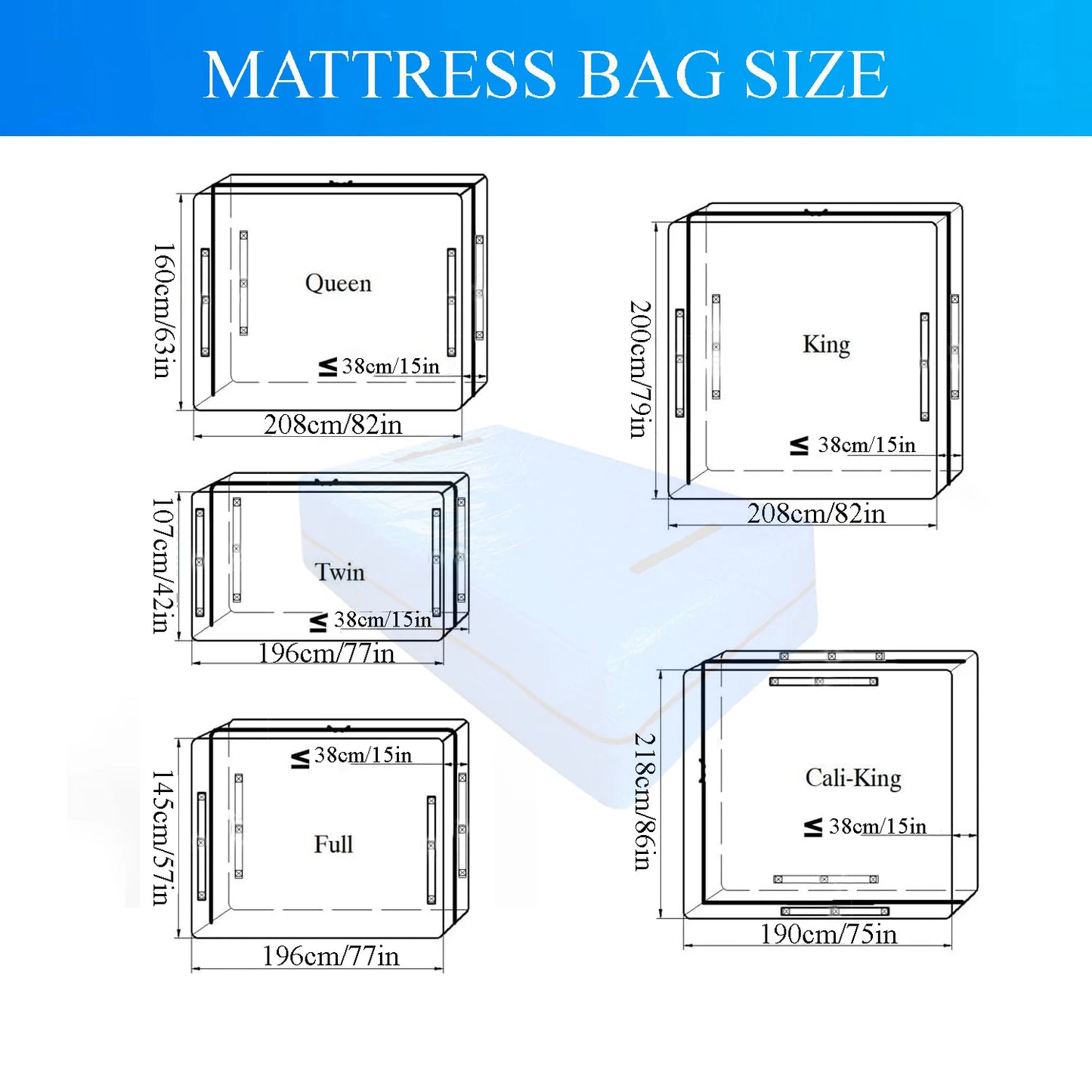 Mattress Moving Bag